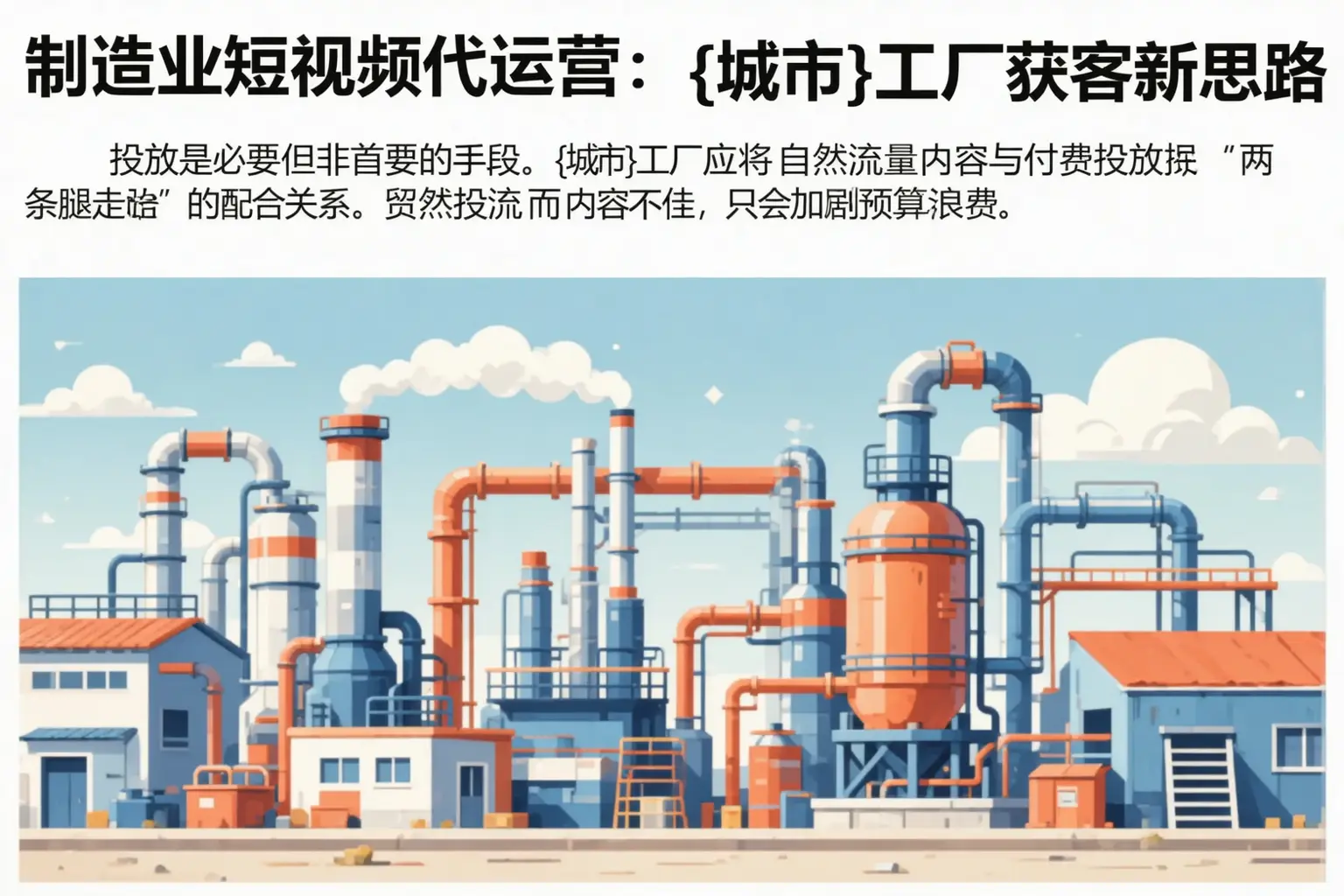 制造业短视频代运营：开阳工厂获客新思路